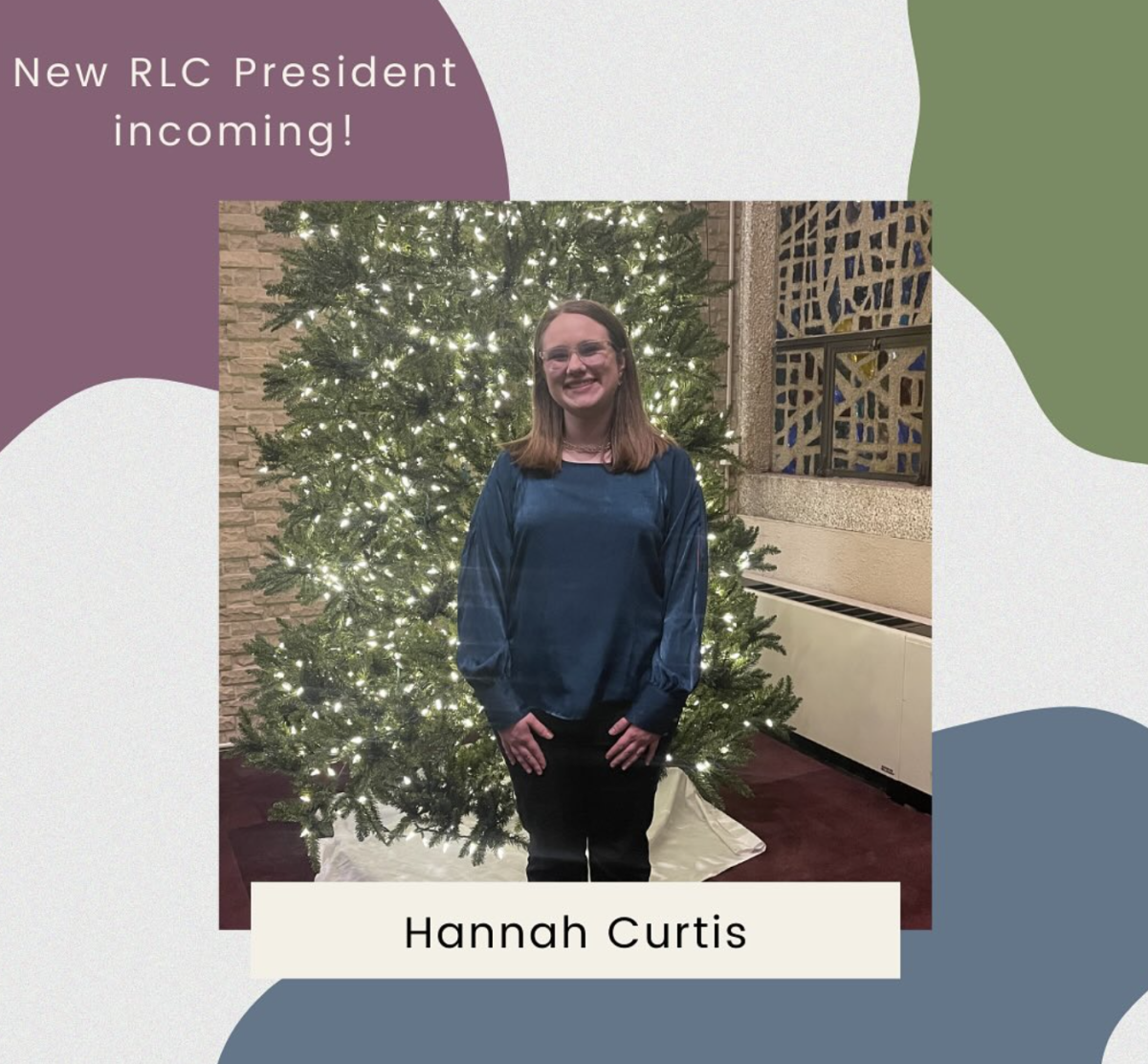 The Simpson Religious Life Community has also named its five 2024 interns alongside its new president, Hannah Curtis. The interns are broken up into different groups that head different parts of the organization. 
